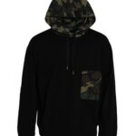 - Black Camouflage Hooded Sweatshirt Sweater