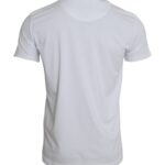 - White Cotton Roundneck Short Sleeve T-shirt