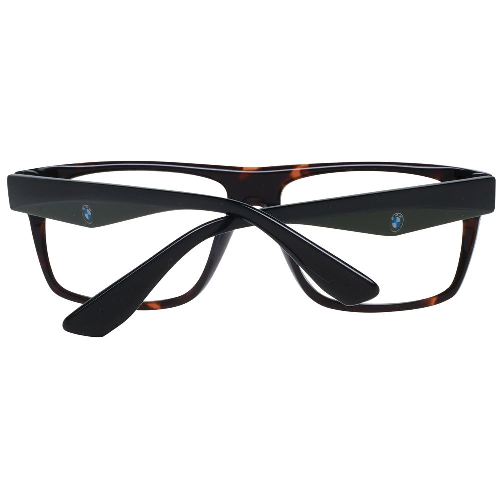 BMW Brown Men’s Optical Frames – Rectangle Full-Rim, 55mm