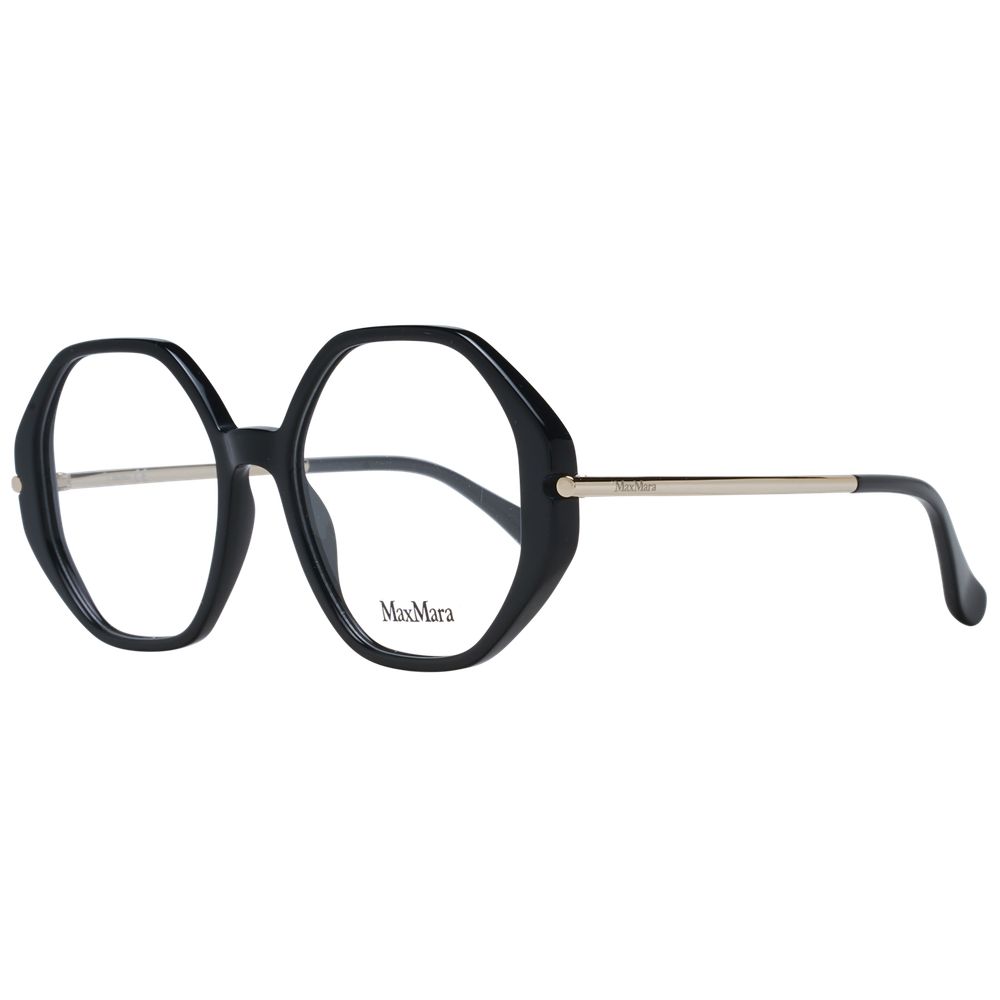 Max Mara Women’s Optical Frames – Black Round Full-Rim, 54mm