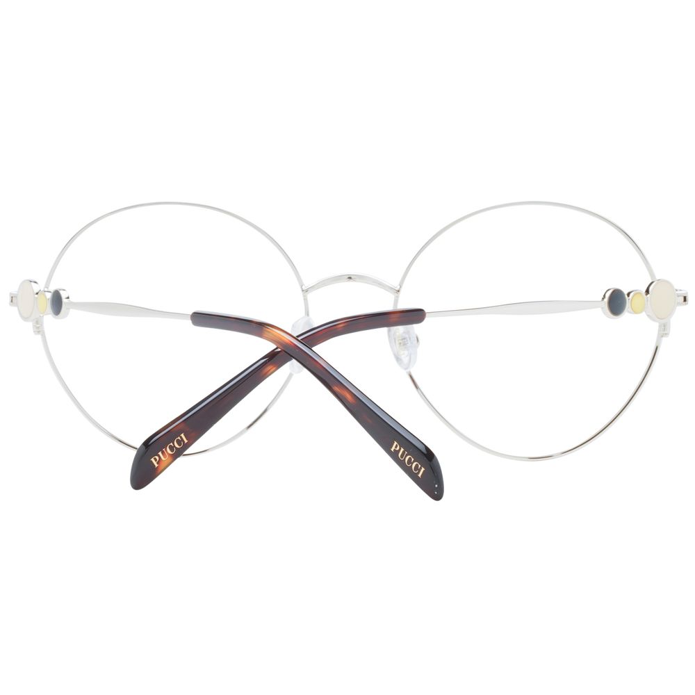 Emilio Pucci Women’s Optical Frames – Black Round Design