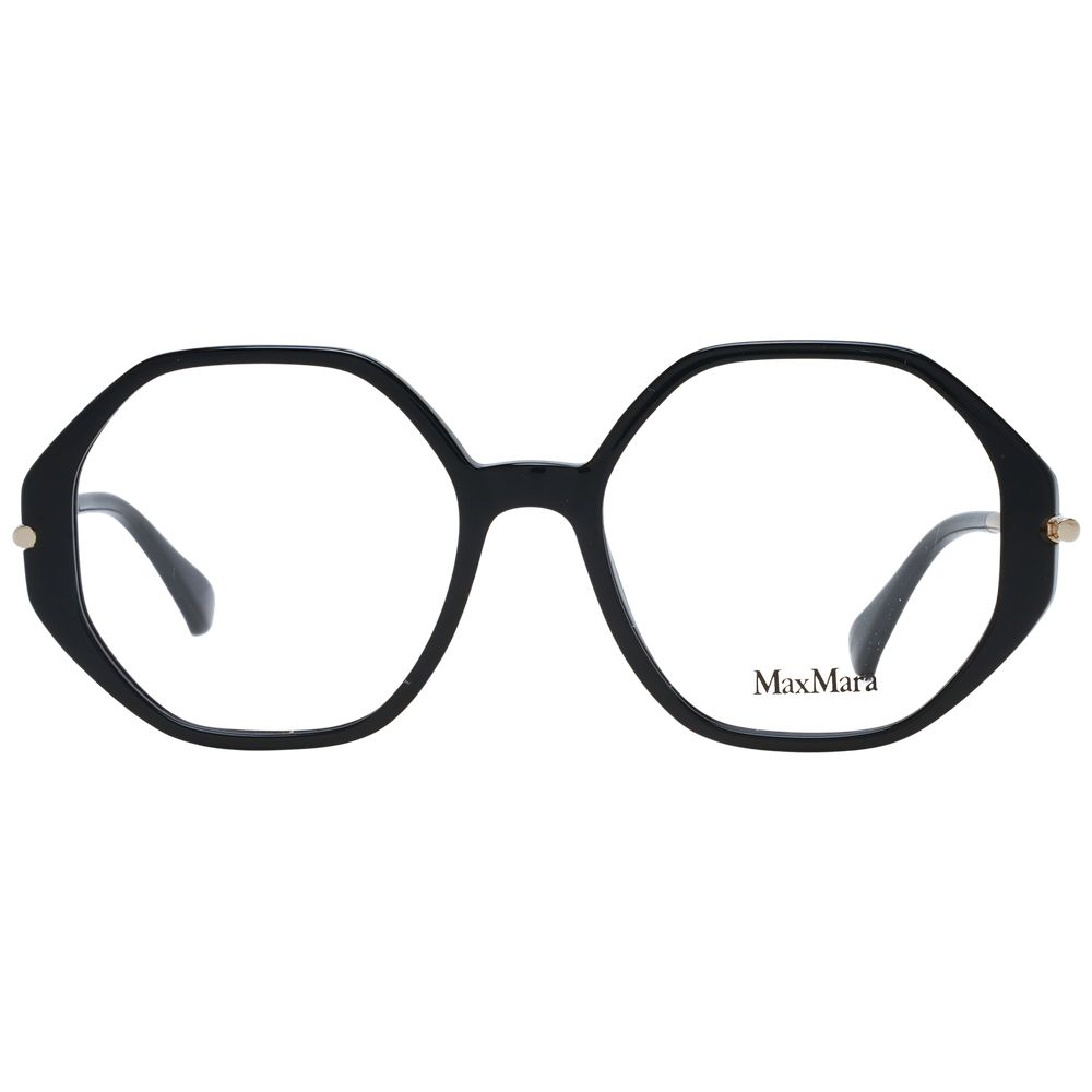 Max Mara Women’s Optical Frames – Black Round Full-Rim, 54mm