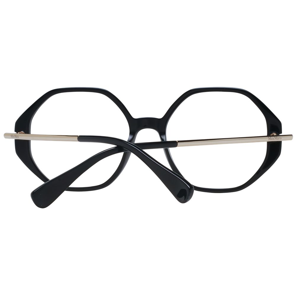 Max Mara Women’s Optical Frames – Black Round Full-Rim, 54mm