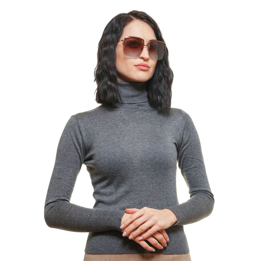Emilio Pucci Women's Sunglasses – Bronze Square Frame with Multicolour Gradient Lenses, 62mm