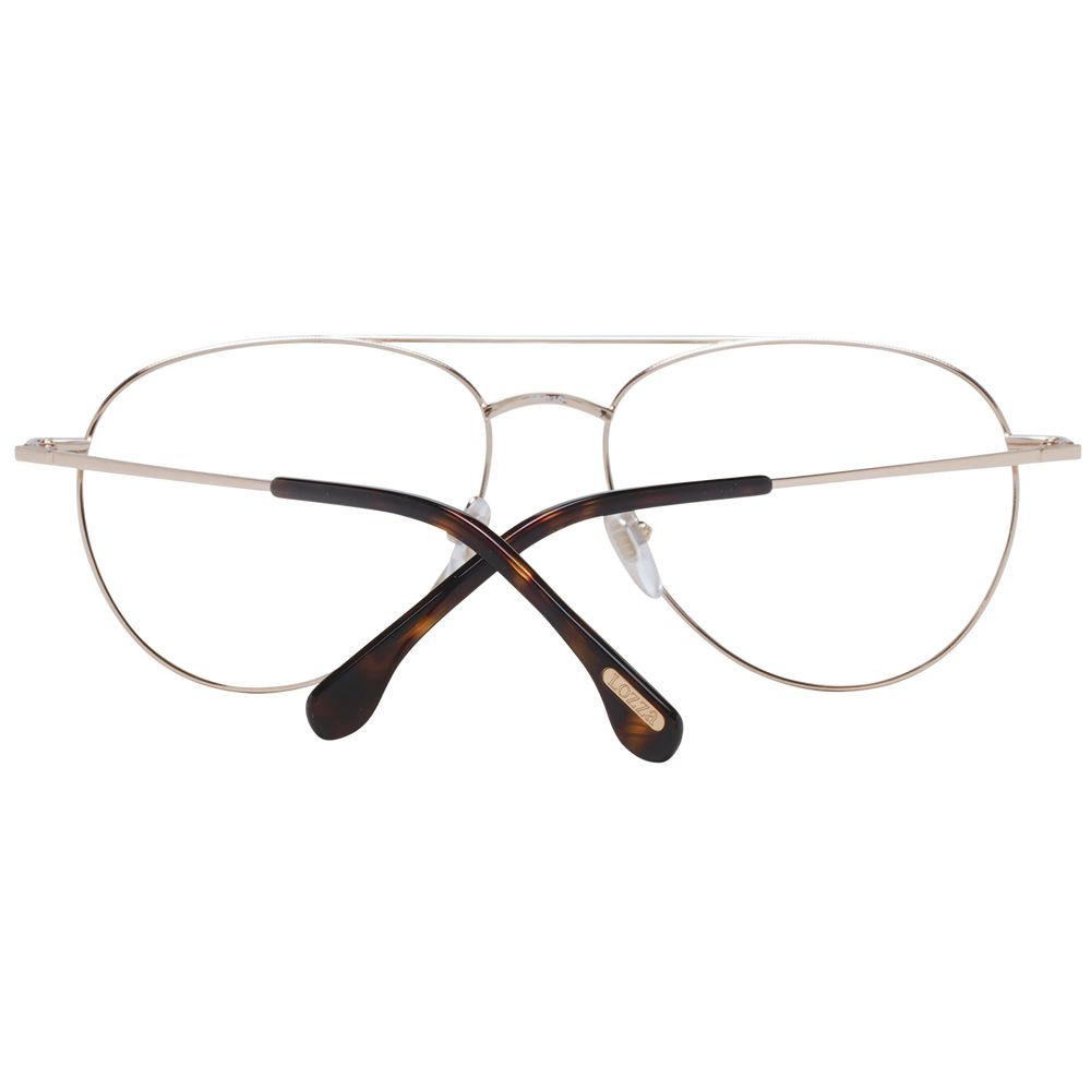 Lozza Gold Unisex Optical Frames – Full-Rim Aviator Style