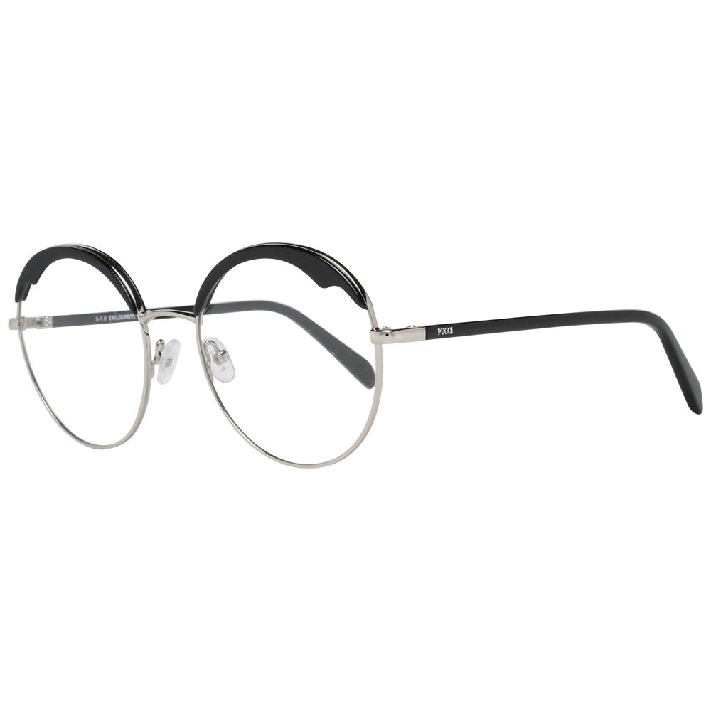 Emilio Pucci Women’s Optical Frames – Black Full-Rim Frame, 54mm