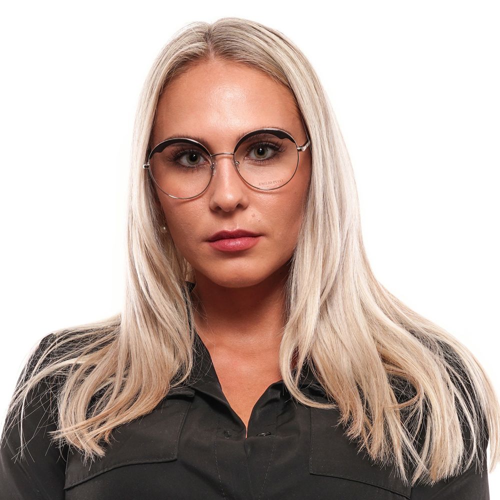 Emilio Pucci Women’s Optical Frames – Black Full-Rim Frame, 54mm
