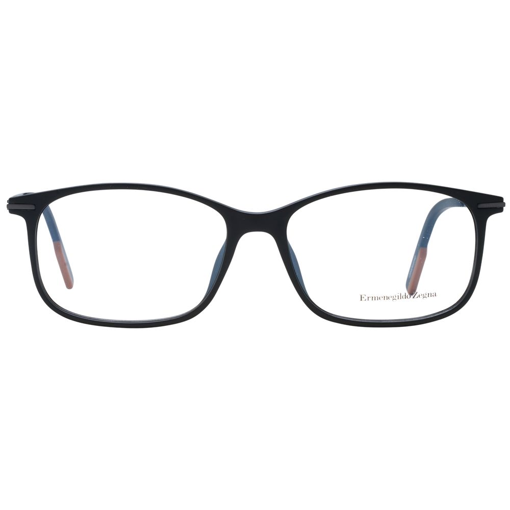 Ermenegildo Zegna Men's Black Optical Frames – Full-Rim, 58mm
