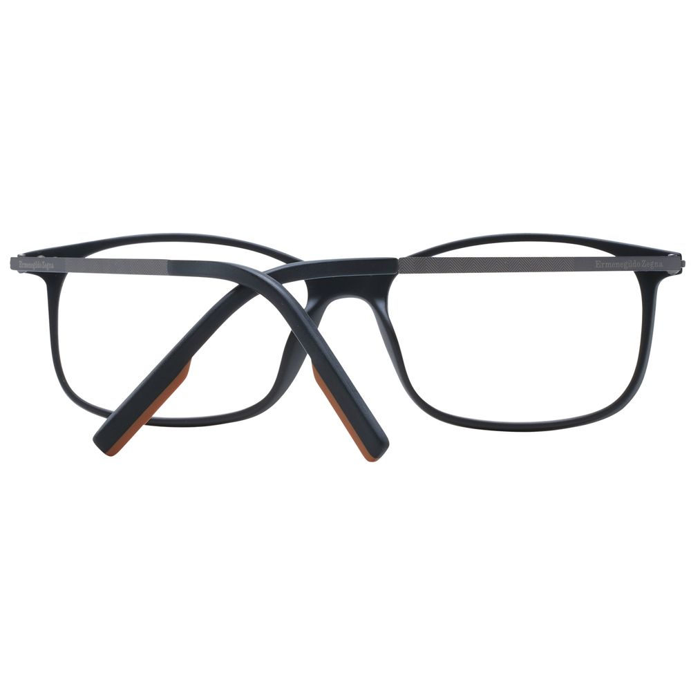 Ermenegildo Zegna Men's Black Optical Frames – Full-Rim, 58mm