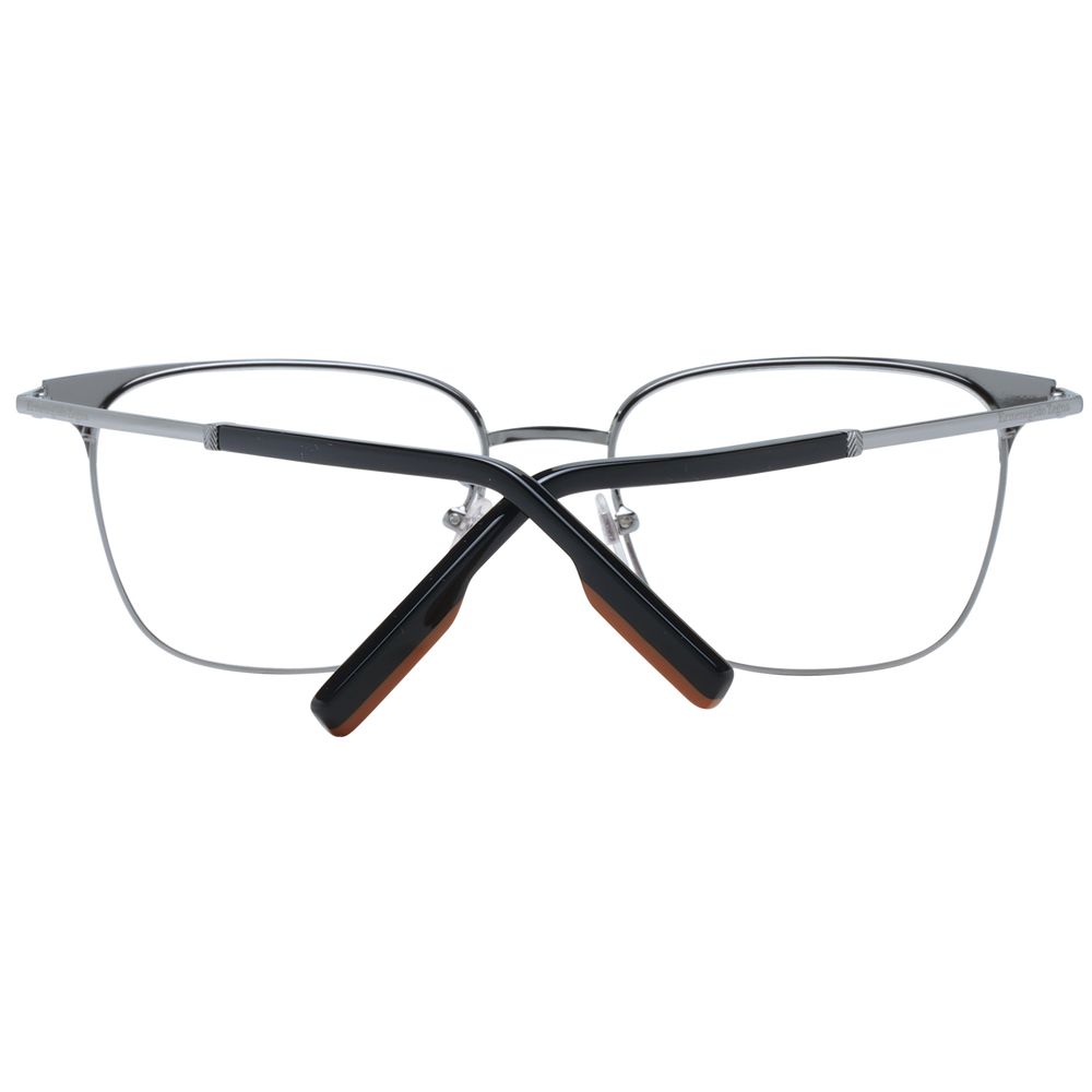 Ermenegildo Zegna Black Men’s Optical Frames – Square Full-Rim, 54mm