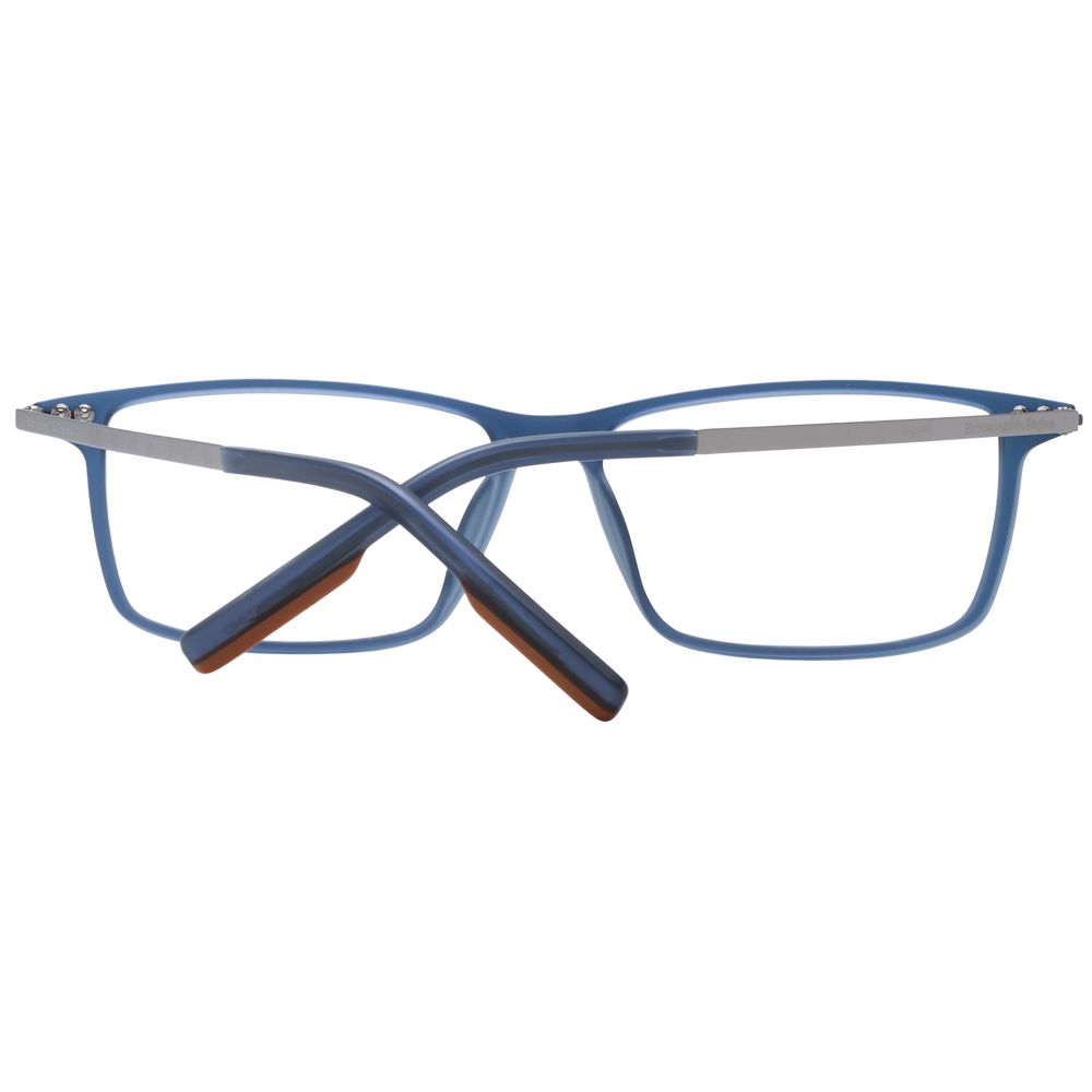 Ermenegildo Zegna Men’s Optical Frames – Blue Rectangle, 58mm