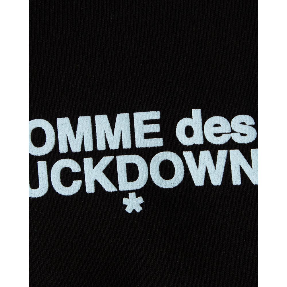 Comme Des Fuckdown Black Cotton Zip-Up Hoodie