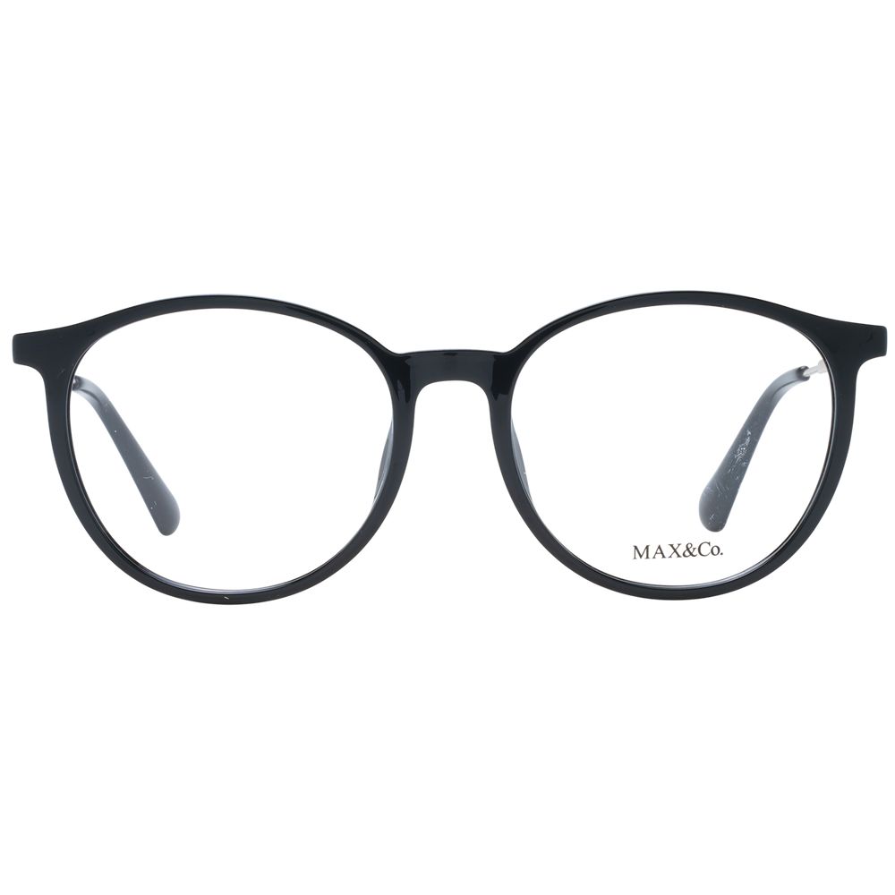 Max & Co Women's Optical Glasses – Black Round Frame, 52mm