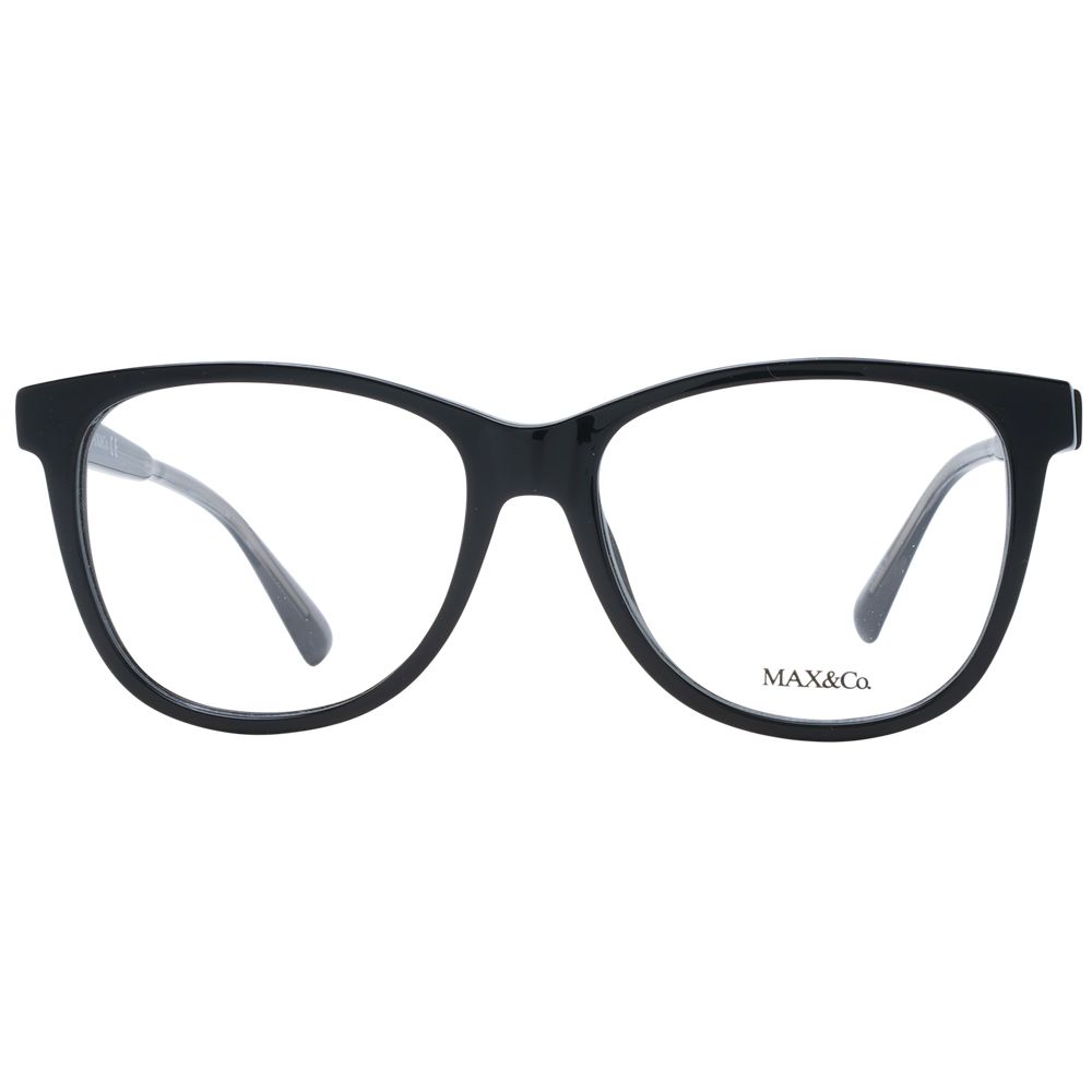 Max & Co Women's Optical Frames – Black Round Full-Rim, 54mm