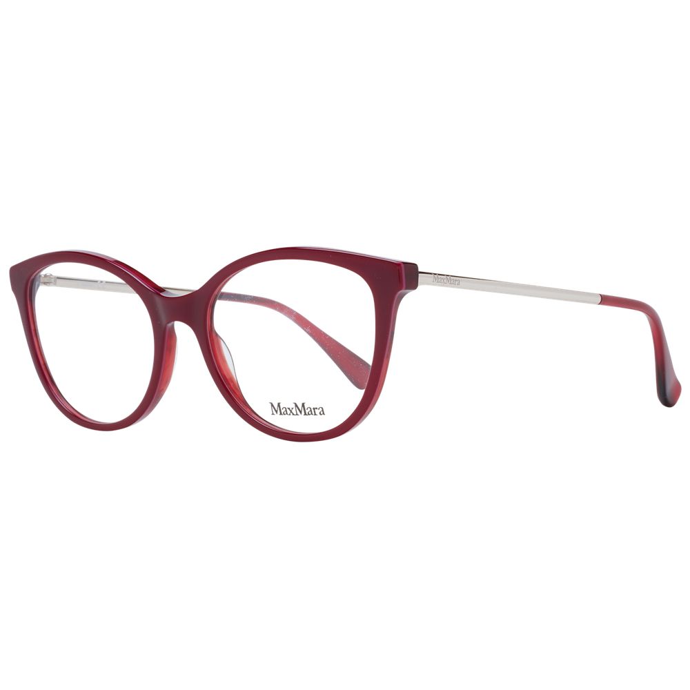 Max Mara Women's Optical Frames – Red Round Frame, 53mm