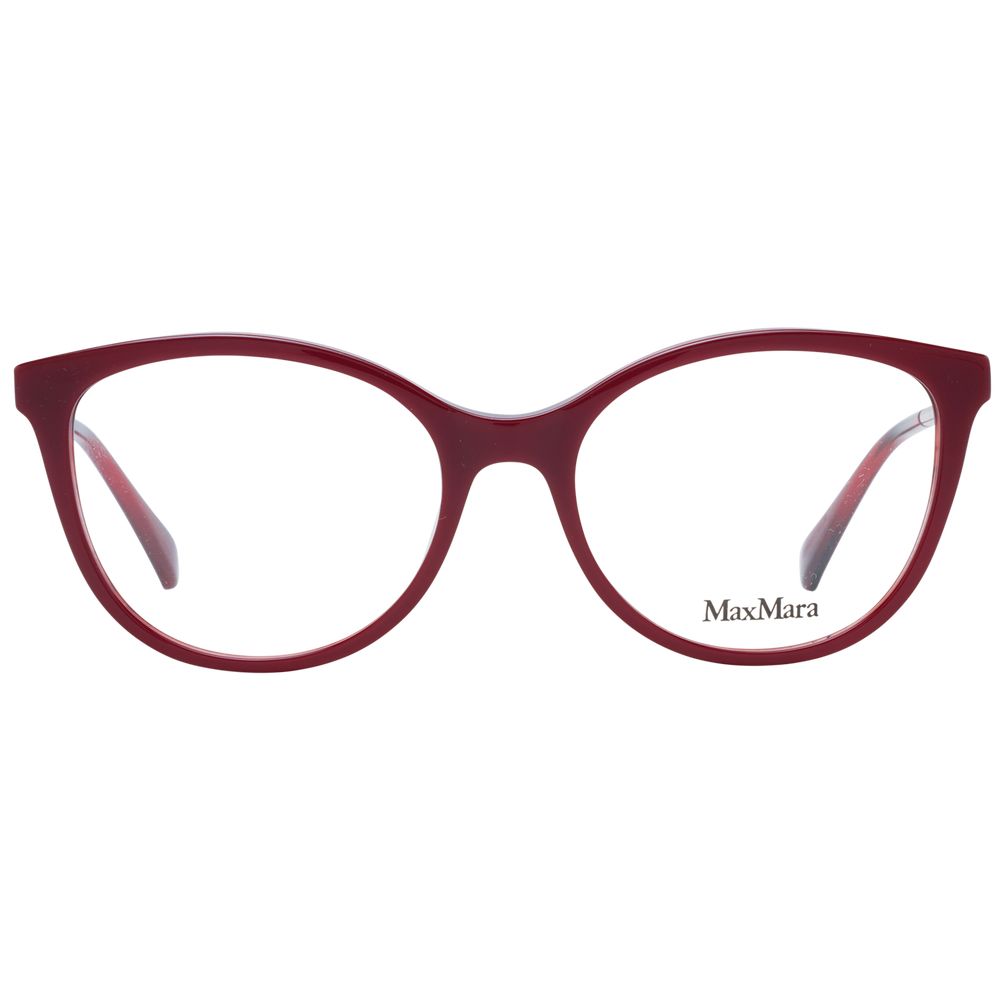 Max Mara Women's Optical Frames – Red Round Frame, 53mm