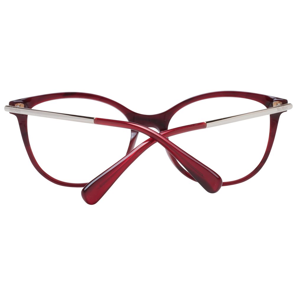 Max Mara Women's Optical Frames – Red Round Frame, 53mm