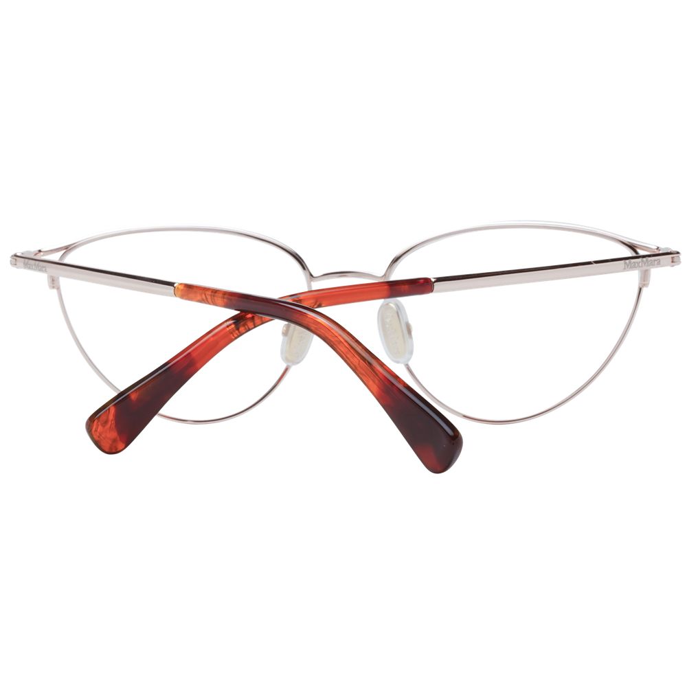 Max Mara Women’s Optical Frames – Rose Gold Cat Eye, 54mm