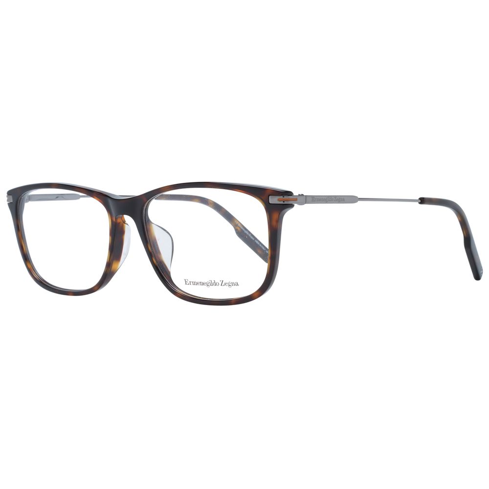 Ermenegildo Zegna Men's Optical Frames – Brown Full-Rim, 56mm