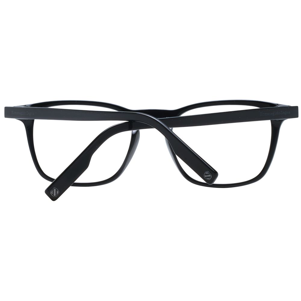 Ermenegildo Zegna Men's Optical Glasses – Black Rectangle Frame, 51mm
