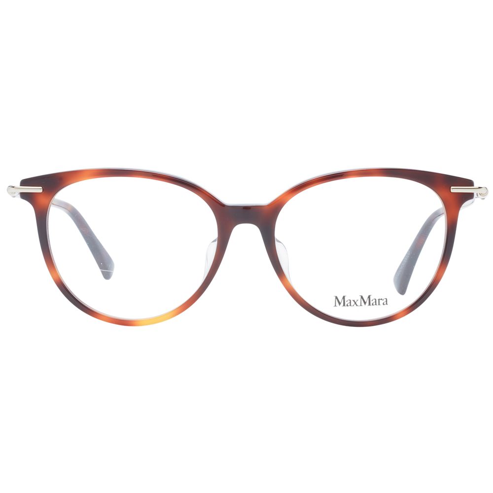 Max Mara Women’s Optical Frames – Brown Round, 53mm
