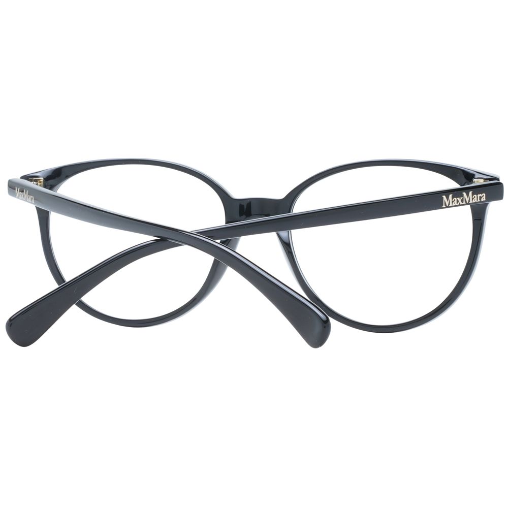 Max Mara Women’s Optical Glasses – Black Round Frame, 53mm