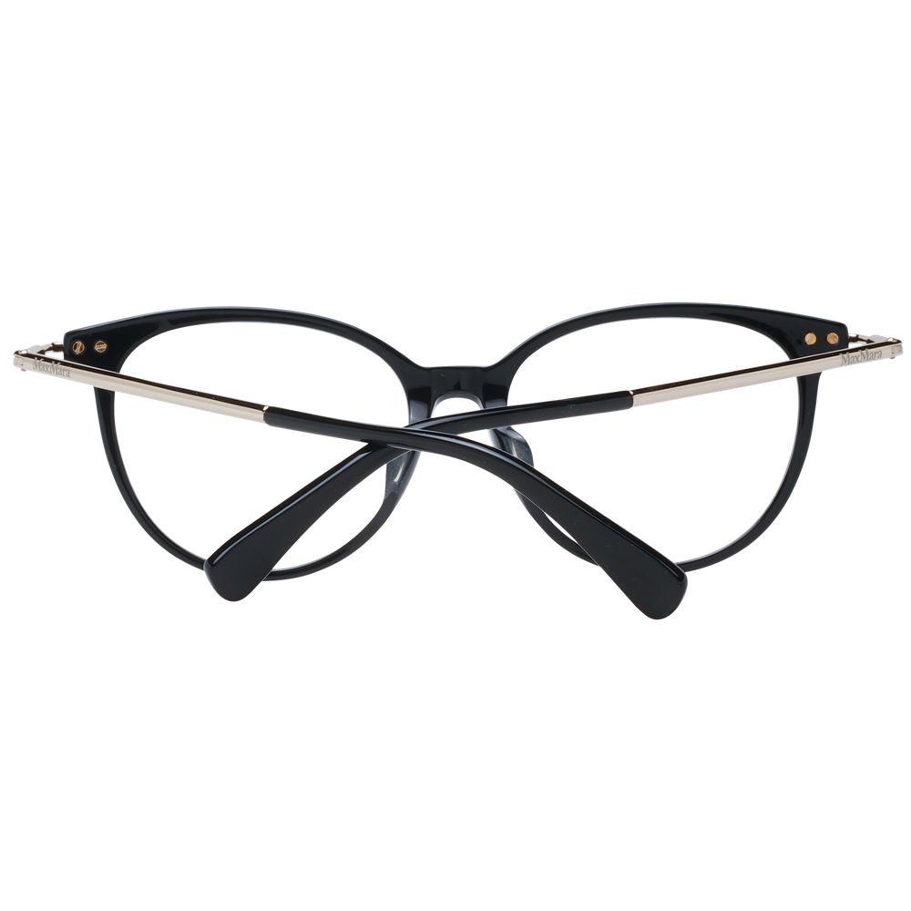 Max Mara Women’s Optical Glasses – Black Round Frame, 53mm