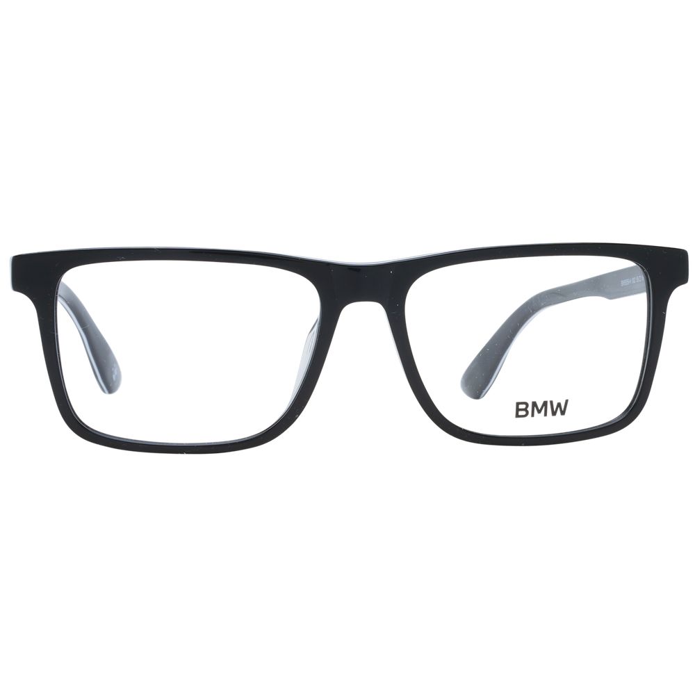 BMW Black Men's Optical Frames – Rectangle Full-Rim, 55mm