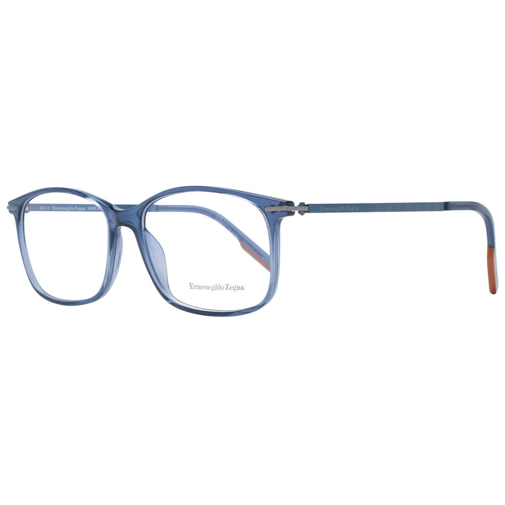 Ermenegildo Zegna Men's Optical Glasses – Blue Full-Rim Frame, 58mm