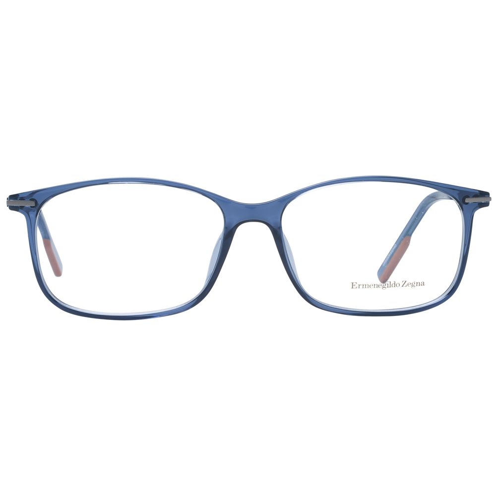 Ermenegildo Zegna Men's Optical Glasses – Blue Full-Rim Frame, 58mm