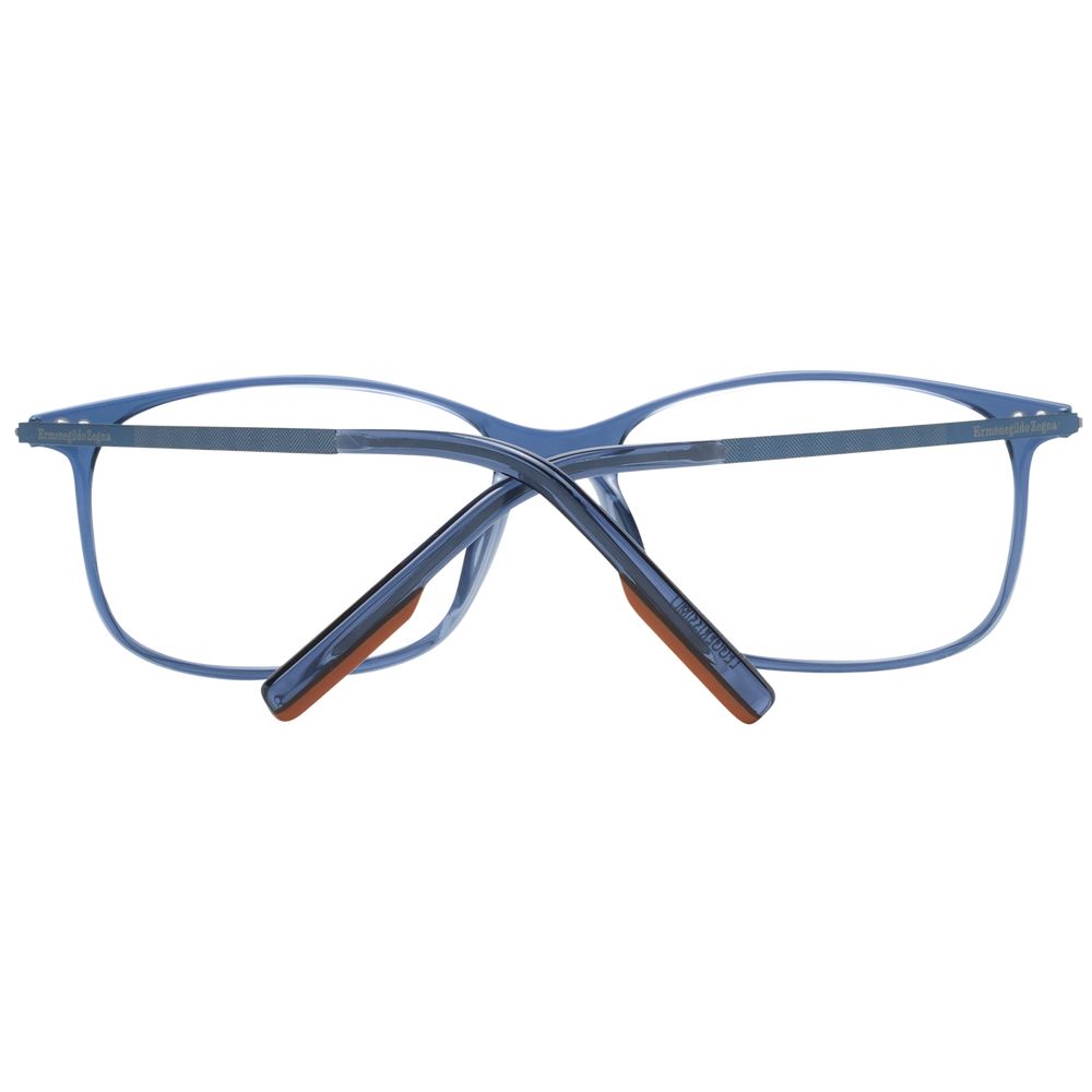 Ermenegildo Zegna Men's Optical Glasses – Blue Full-Rim Frame, 58mm