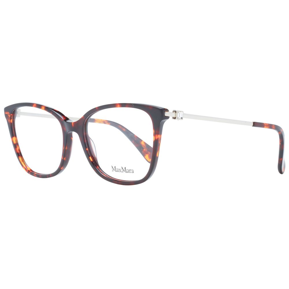 Max Mara Women’s Optical Frames – Brown Square Style, 54mm
