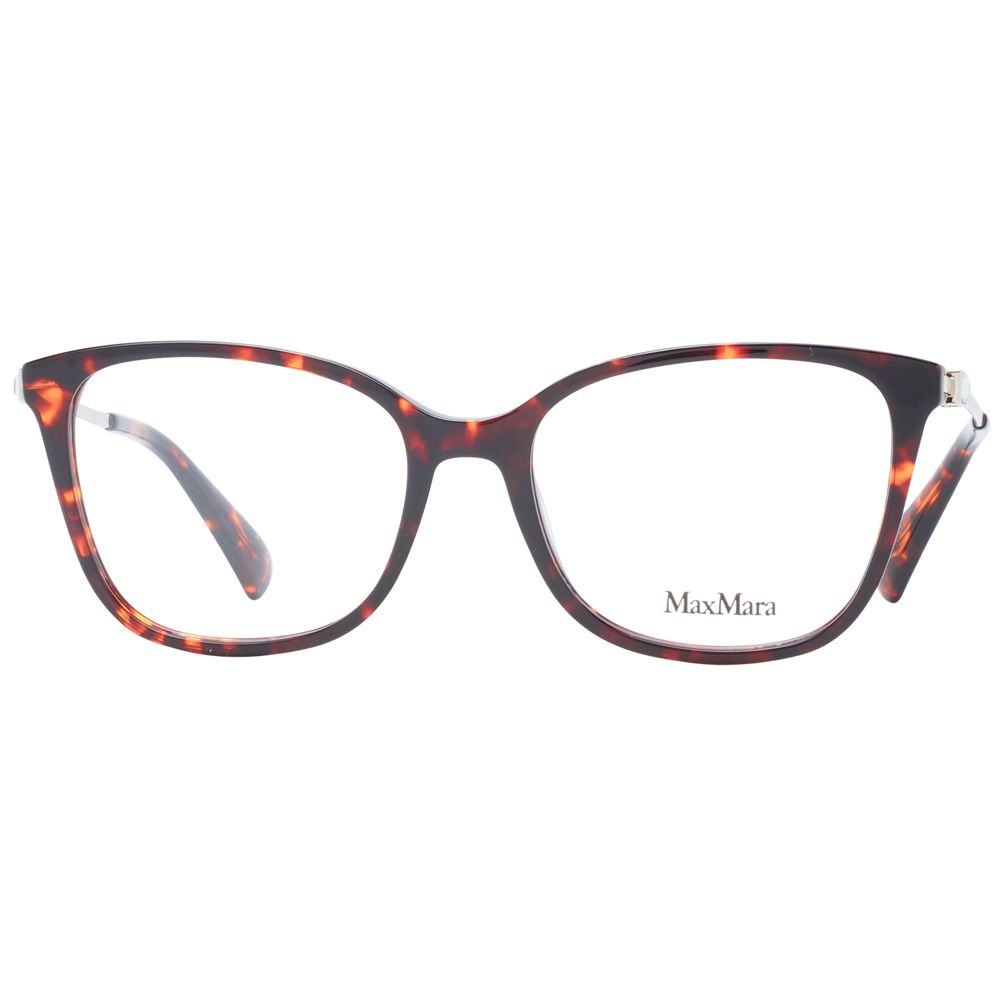 Max Mara Women’s Optical Frames – Brown Square Style, 54mm