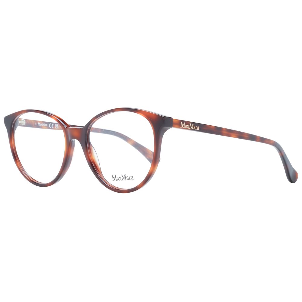 Max Mara Women’s Optical Glasses – Brown Round Frame, 53mm