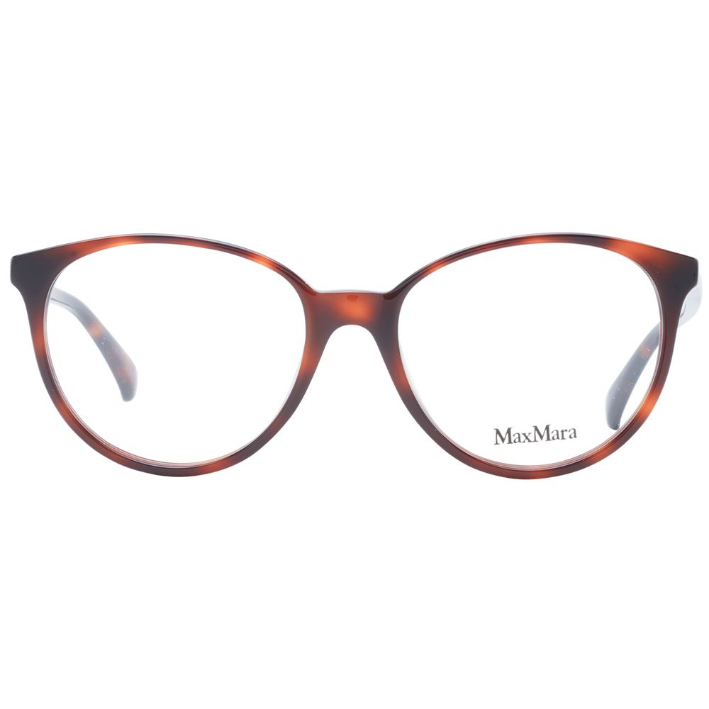Max Mara Women’s Optical Glasses – Brown Round Frame, 53mm