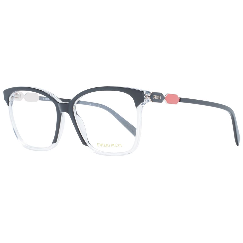 Emilio Pucci Women’s Optical Glasses – Black Square Full-Rim