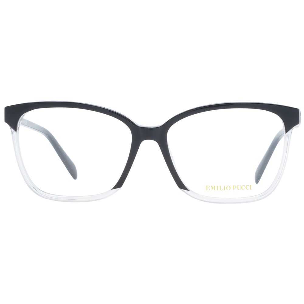 Emilio Pucci Women’s Optical Glasses – Black Square Full-Rim