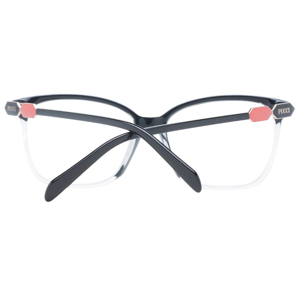 Emilio Pucci Women’s Optical Glasses – Black Square Full-Rim