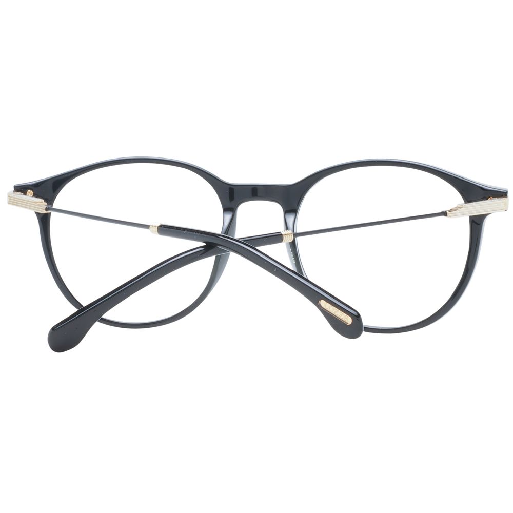 Lozza Black Unisex Optical Frames – Panto Full-Rim Design, 50mm
