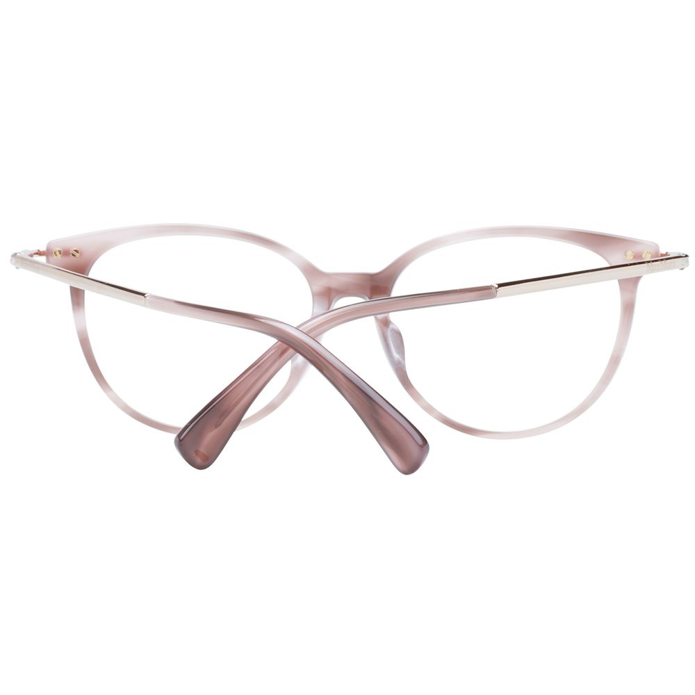 Max Mara Women’s Optical Frames – Pink Round Design, 53mm