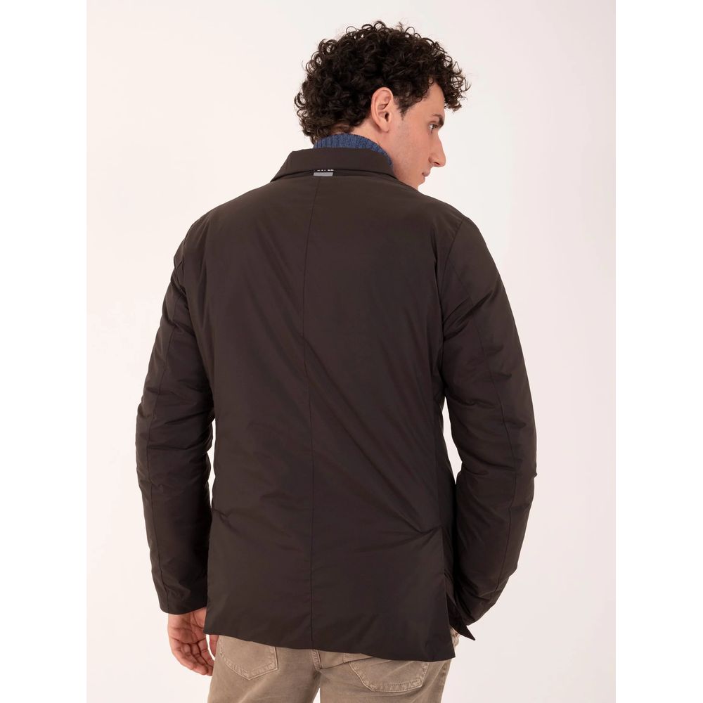 People Of Shibuya Brown Polyester Padded Jacket
