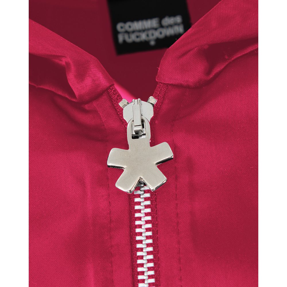 Comme Des Fuckdown Stylish Fuchsia Polyester Sweater