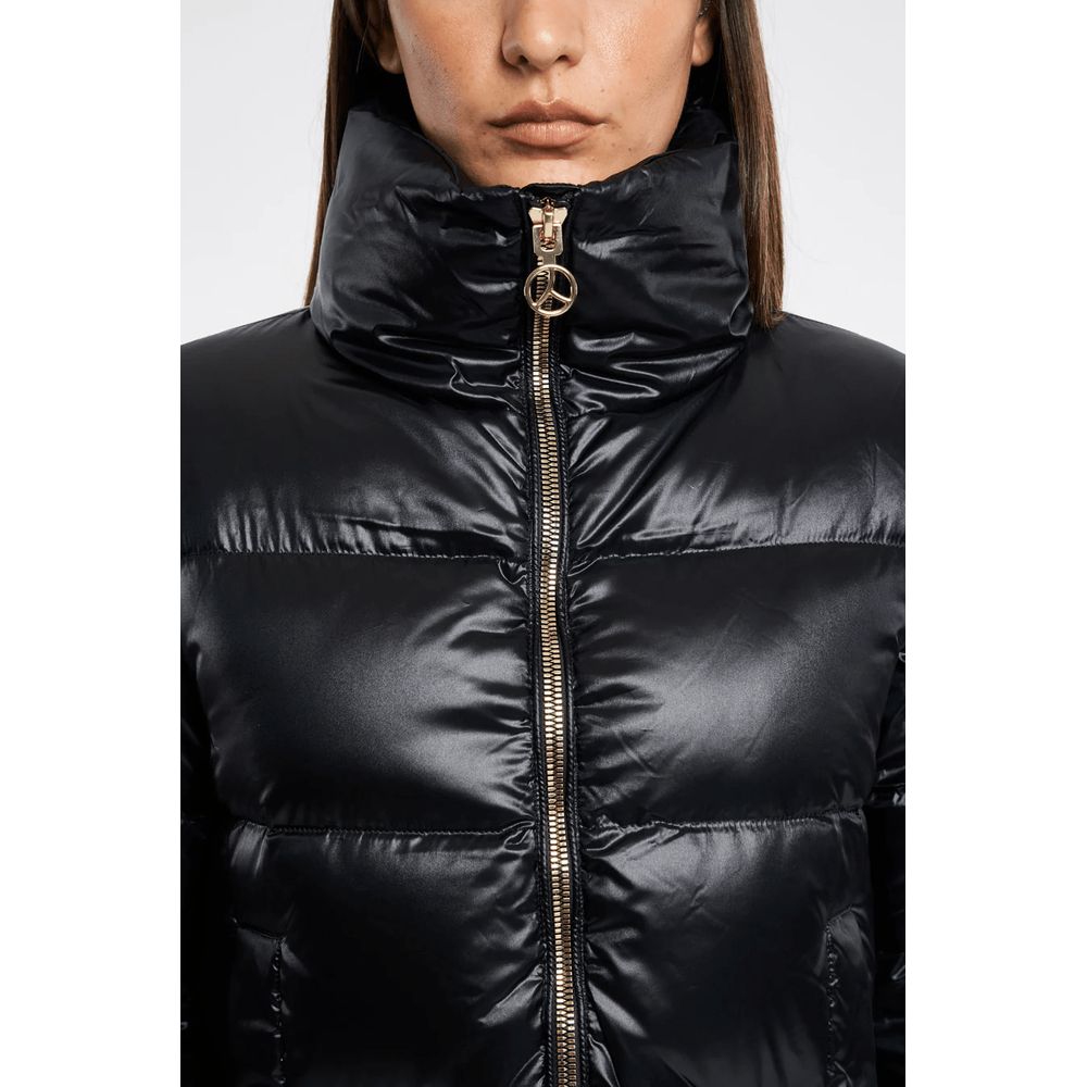 - Black Polyester Jackets & Coat