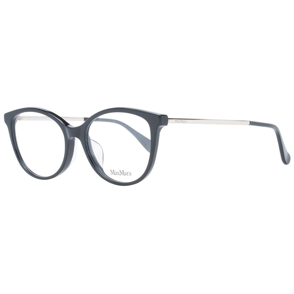 Max Mara Women’s Optical Frames – Black Butterfly Design, 53mm