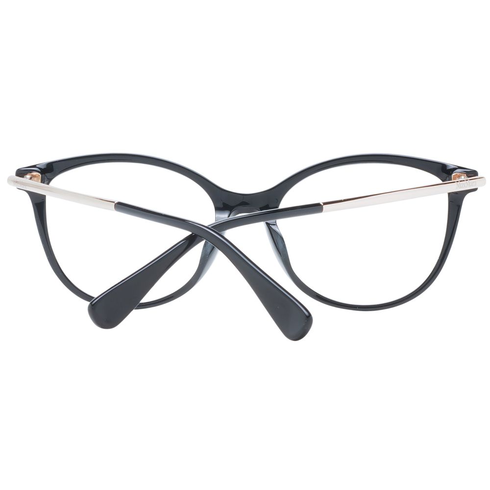 Max Mara Women’s Optical Frames – Black Butterfly Design, 53mm