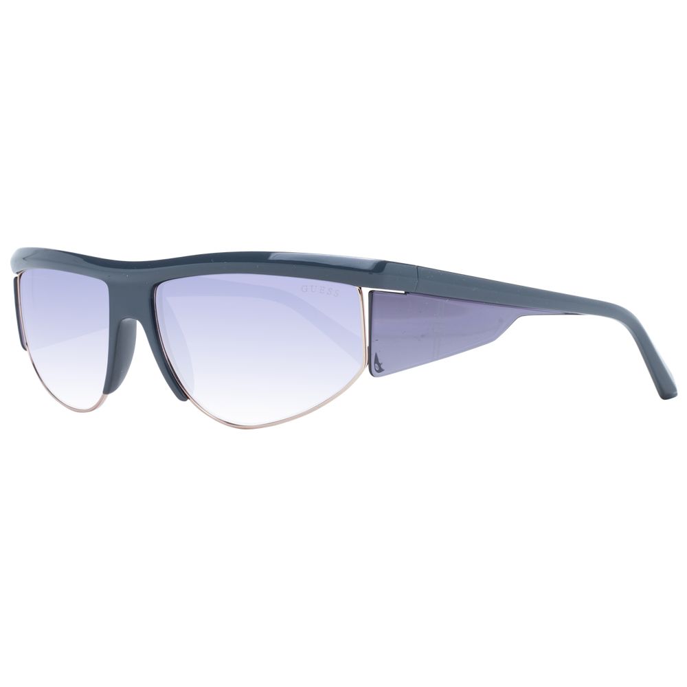 Guess Men's Sunglasses – Grey Full-Rim Frame with Purple Gradient Lenses, 62mm