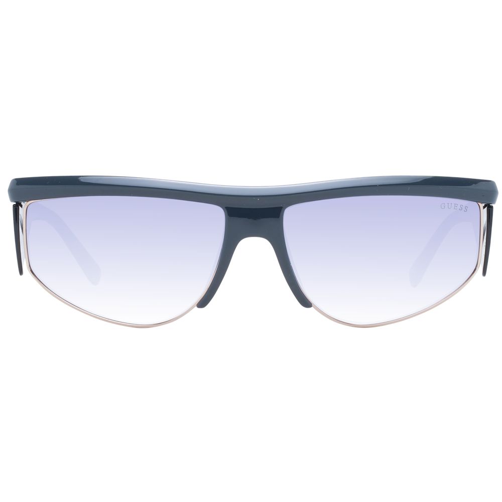 Guess Men's Sunglasses – Grey Full-Rim Frame with Purple Gradient Lenses, 62mm