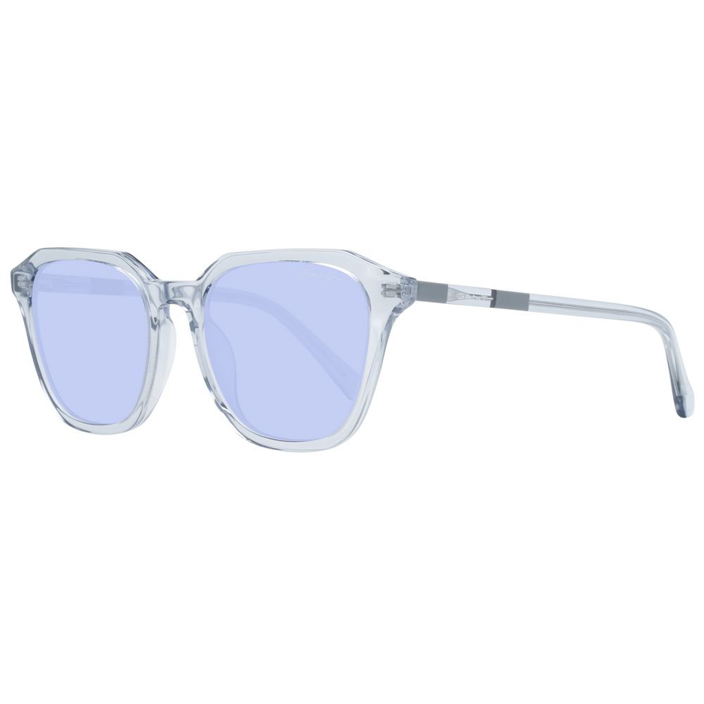 Gant Women’s Sunglasses – Grey Rectangle Frame with Blue Lenses, 50mm