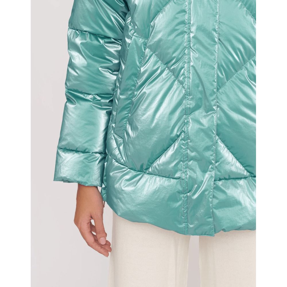 - Light Blue Polyester Jackets & Coat