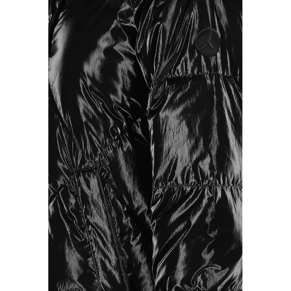 - Black Polyester Jackets & Coat